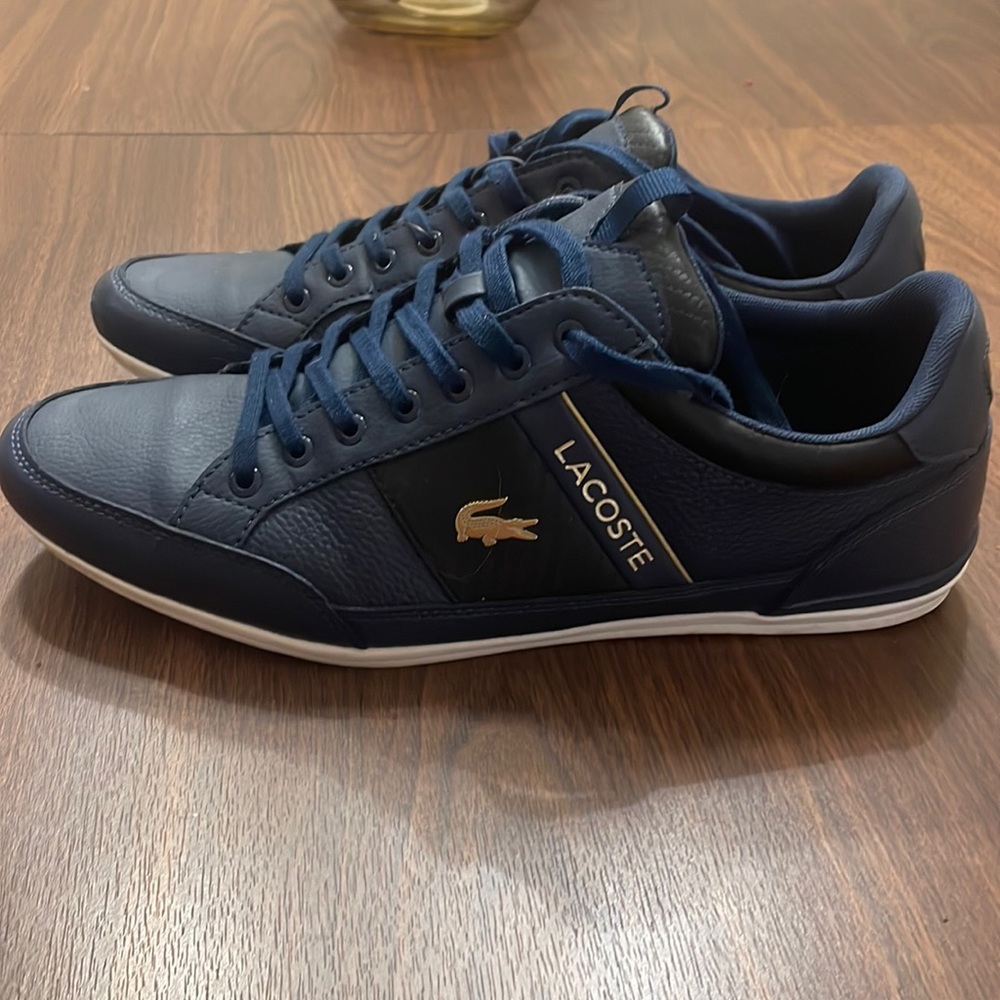 Lacoste man’s sneakers, gently use,only been worn 3-4 times.